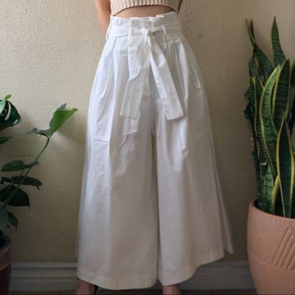 Urban Outfitters White Culotte Pants - Picture 2 of 9